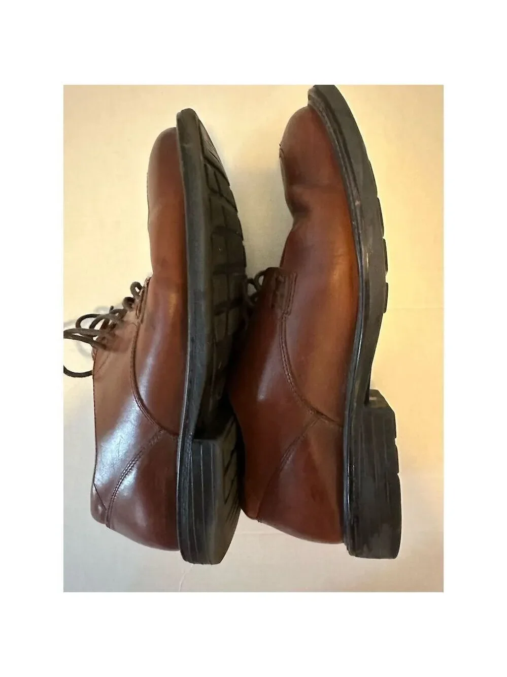 Florsheim Men's Brown Leather Lace-Up Oxford Dress Shoes Size 10M
